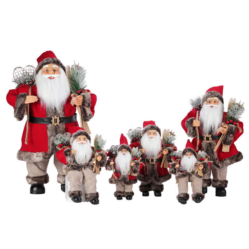 T24-Z003 30 ~ 110cm Decoración de Santa Claus de Navidad