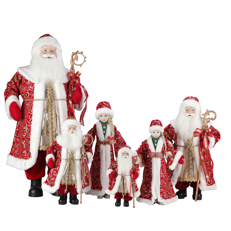 TM-S005 30 ~ 110cm Decoración de Santa Claus de Navidad